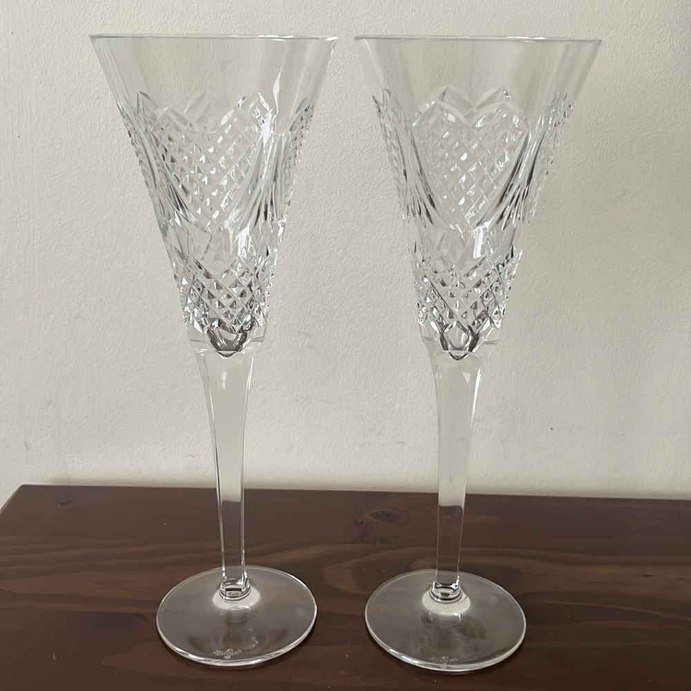 Waterford Crystal Champagne Toasting Flutes